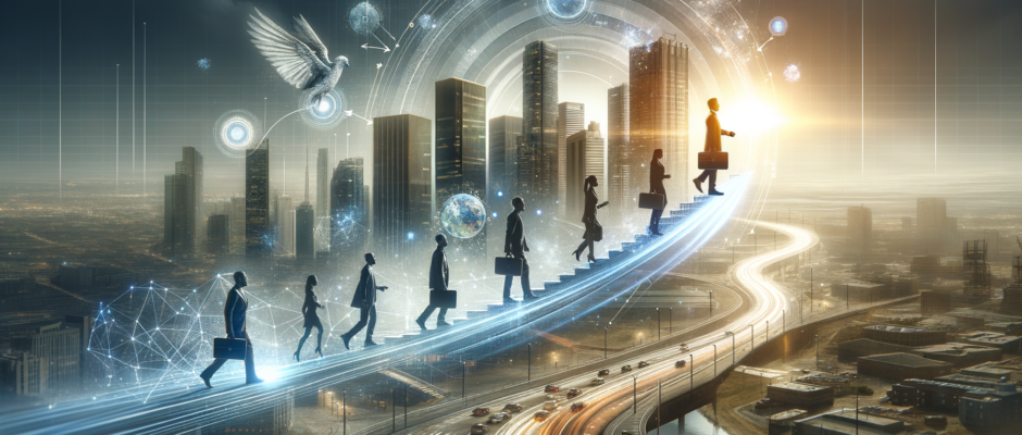 Dynamiczny rozwój biznesu w województwie lubelskim: widok na nowoczesne biurowce w Lublinie, symbolizujące lokalne wyzwania i szanse.